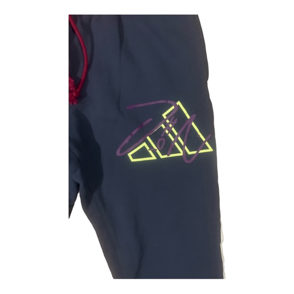 ADIDAS Jogger Lounge Pants size M blue F1-34 - Picture 2 of 7